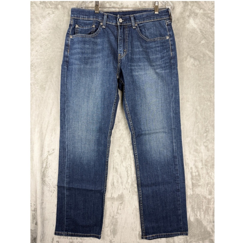 Levi‎ Strauss Co 559 Relaxed Fit Straight Leg Jeans Mens W32 L32 Blue Denim